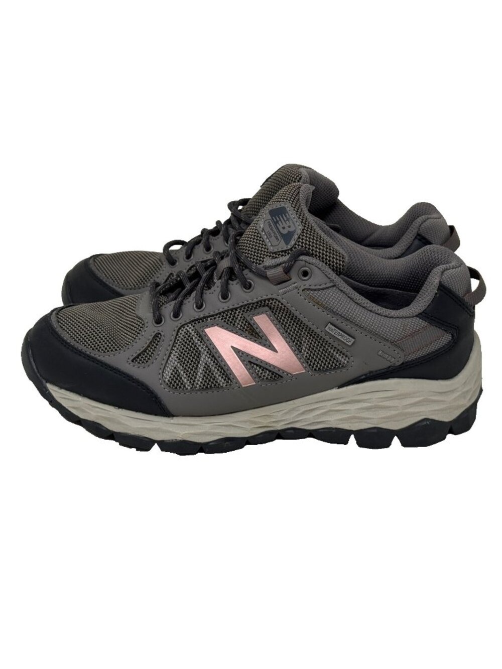 New Balance 1350 Hiking Shoes Womens 9 B Gray Sneakers Waterproof WW1350WA